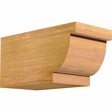 Ekena Millwork Alpine Rough Sawn Rafter Tail, Western Red Cedar, 4"W x 6"H x 12"L RFT04X06X12ALP00RWR